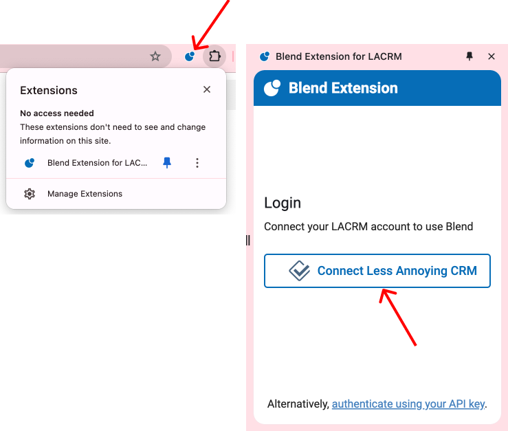 Opening Blend Extension